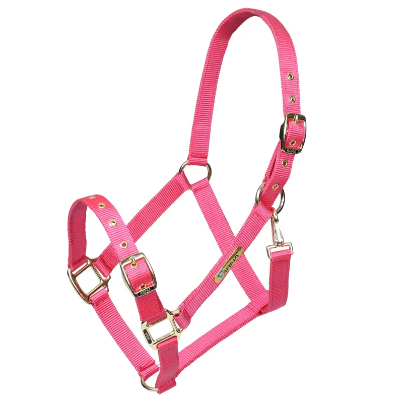 Shires Arma Adjustable Headcollar - Pink